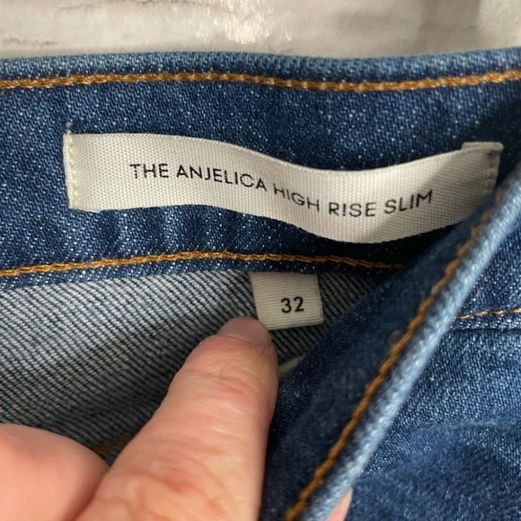 Denim forum the Angelica high rise slim jeans blue size 32 Aritzia - Picture 6 of 11